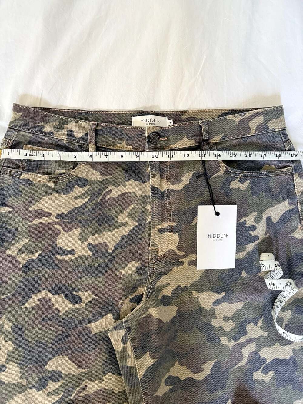 Hidden Jeans ALYX Low Slung Camo Baggy Jeans Size 31/Large XL New With Tags - Picture 8 of 11